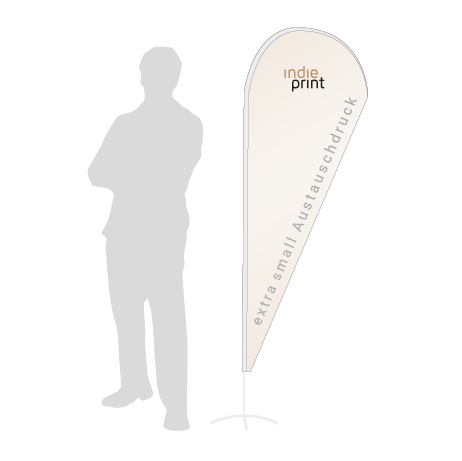 Beachflag Drop Austauschdruck | Extra Small (189 cm) | einseitig bedruckt