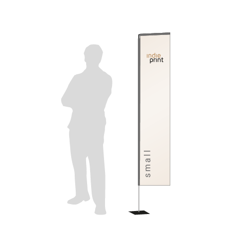 Beachflag Rechteck | Small (200 cm) | einseitig bedruckt