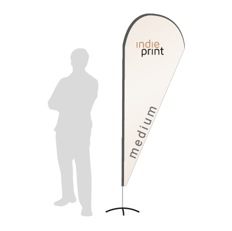 Beachflag Drop | Medium (280 cm) | einseitig bedruckt