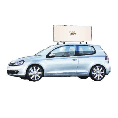 Dachwerbeschild - Promo Drive (fahrbar)